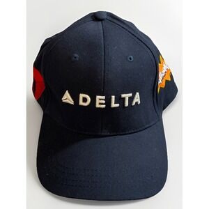 Delta Airlines Blue Logo Kaboom! OSFA Adjustable Baseball Cap